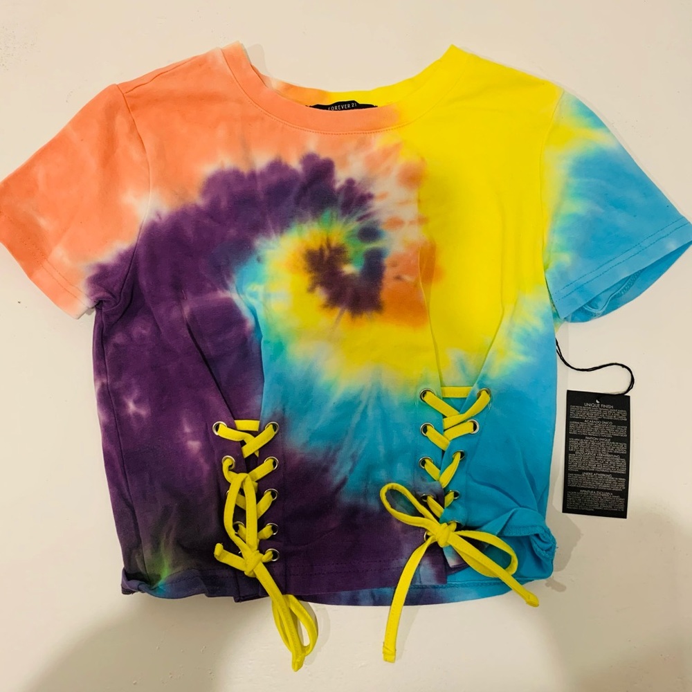 Tie dye shirt from forever 21.